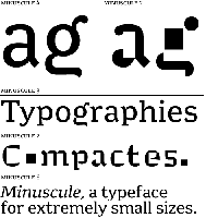 Caratcère Minuscule, Thomas Huot Marchand