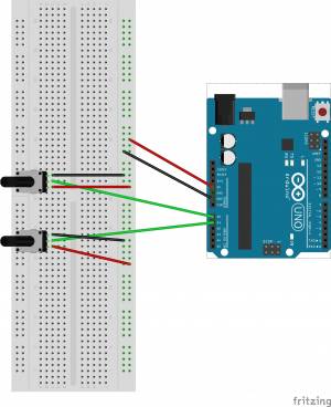 montage arduino potentiomètres